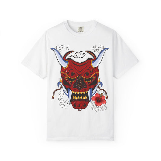 Crimson Oni T-Shirt - Japanese Demon front print
