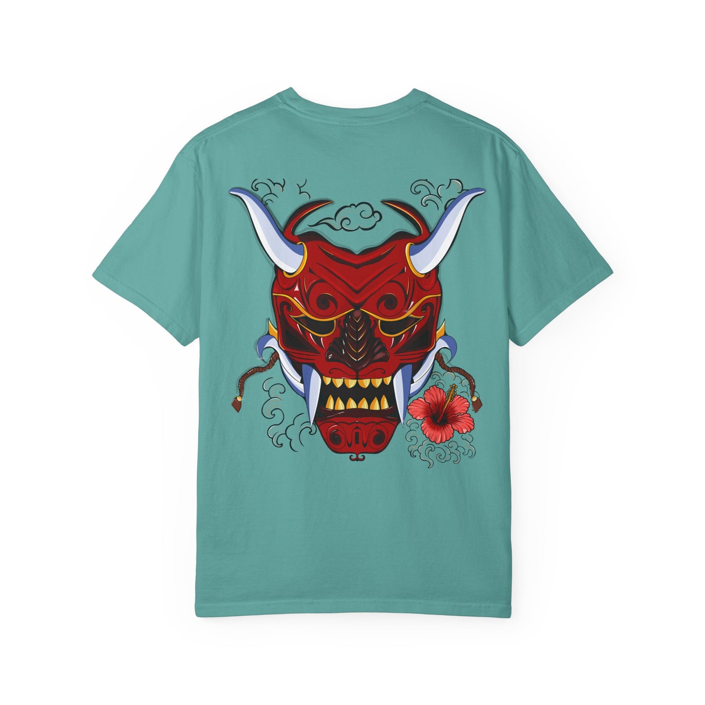 Crimson Oni T-Shirt - Japanese Demon back print