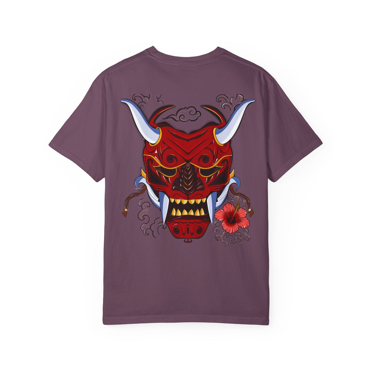 Crimson Oni T-Shirt - Japanese Demon back print