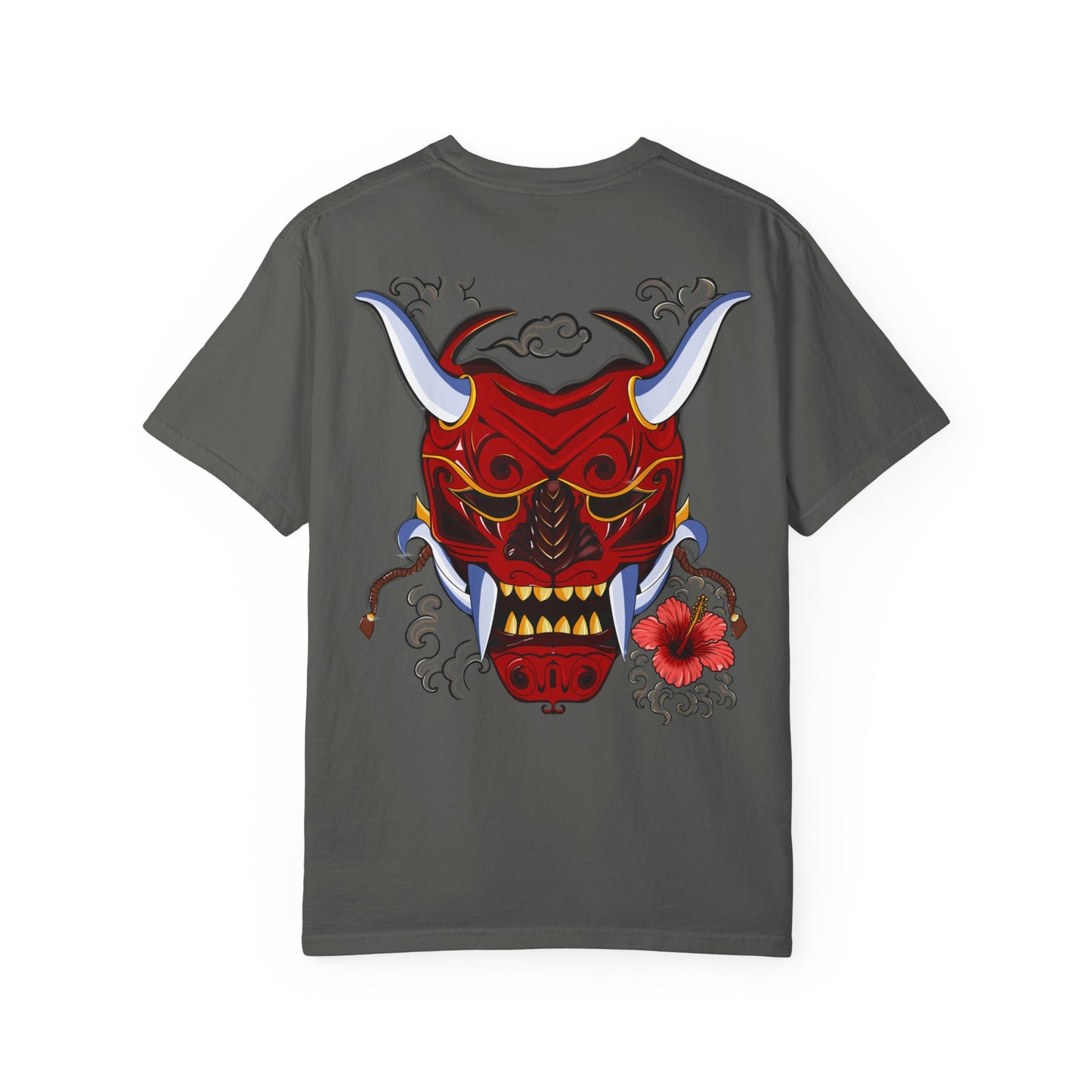Crimson Oni T-Shirt - Japanese Demon back print