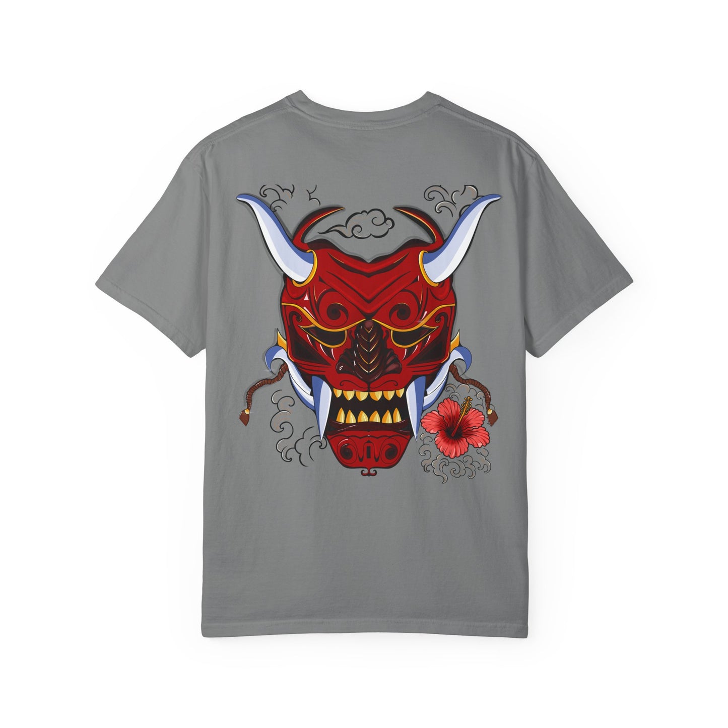 Crimson Oni T-Shirt - Japanese Demon back print