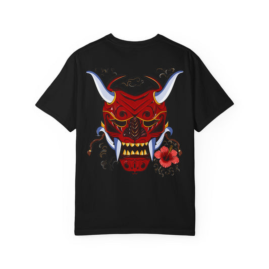 Crimson Oni T-Shirt - Japanese Demon back print