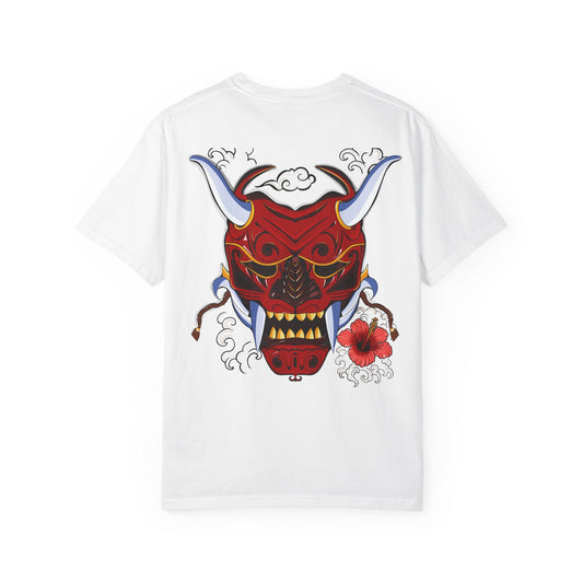 Crimson Oni T-Shirt - Japanese Demon back print